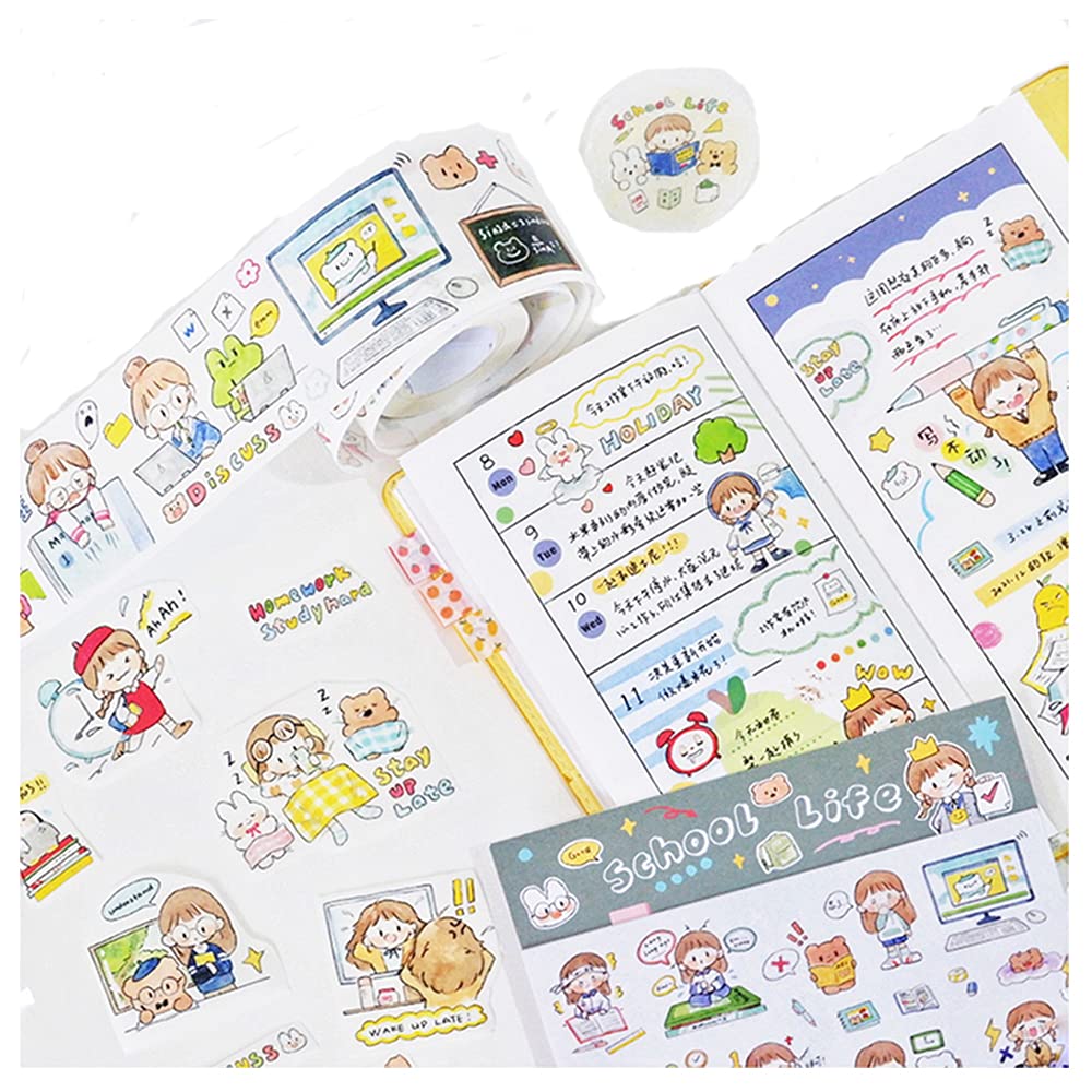 Colorful Washi Tape Set for Crafts & Decor