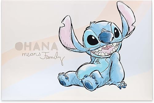 Vista 8 de Open Road Brands Disney Winnie the Pooh Bouquet de Flores Envuelto en Lienzo para Decoración de Pared - Gran Arte de Pared en Lienzo Suave en Pastel