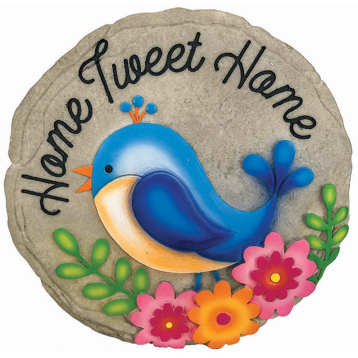Spoontiques - Decoración de jardín - Tweet Home Stepping Stone - Piedra decorativa para jardín