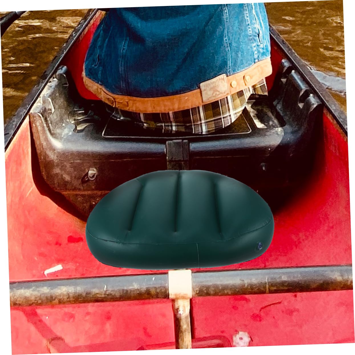 BRIGHTFUFU 3pcs Inflatable Boat Seat Pad Puto Cushion High Resilience Breathable Compact for Boating