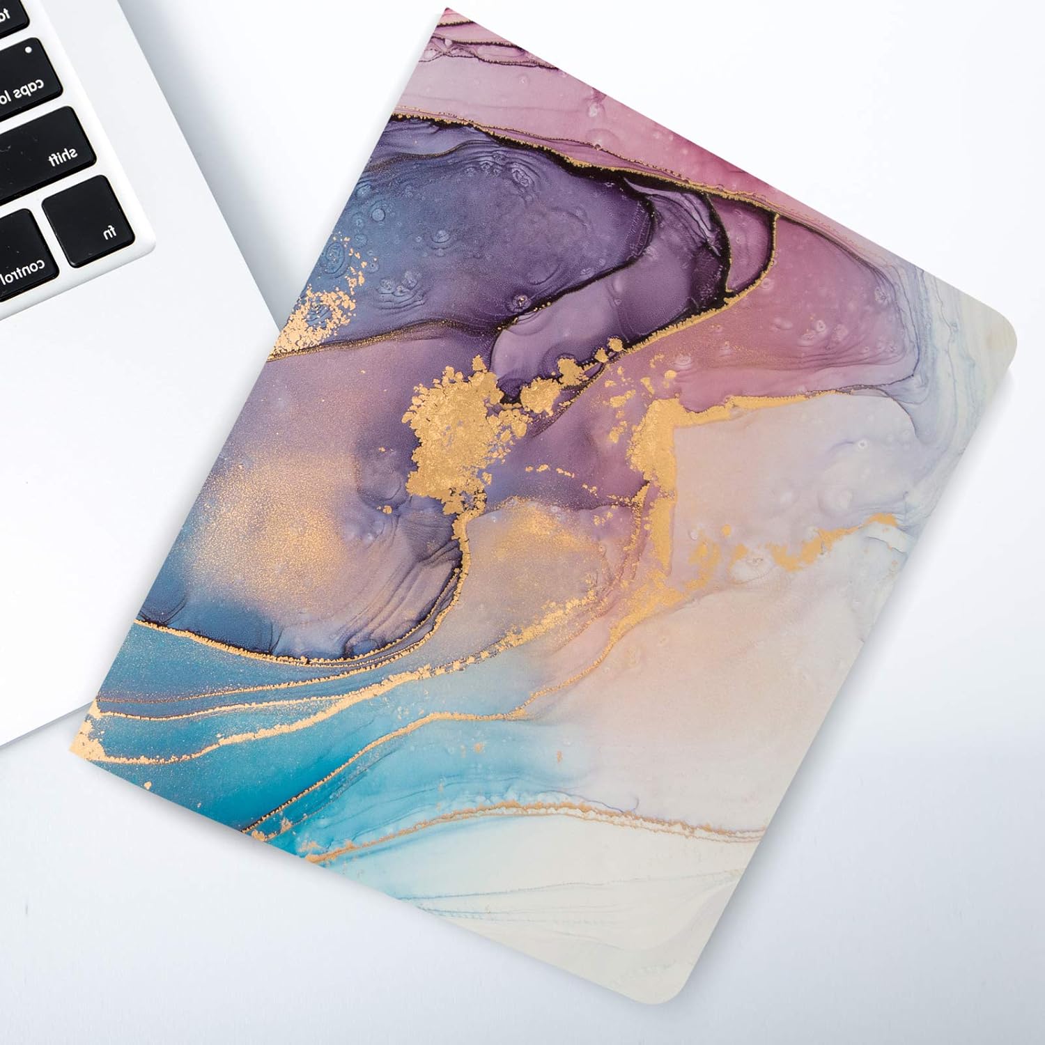 ZAXMEY 3 Ring Binder 1 Inch Ring, Fashion Design Binder for School, Home, Students, Women, Man and Kids, Cute Custom Pattern, with Hold Letter Size Interior Pockets, Gorgeous Marble : Everything Else