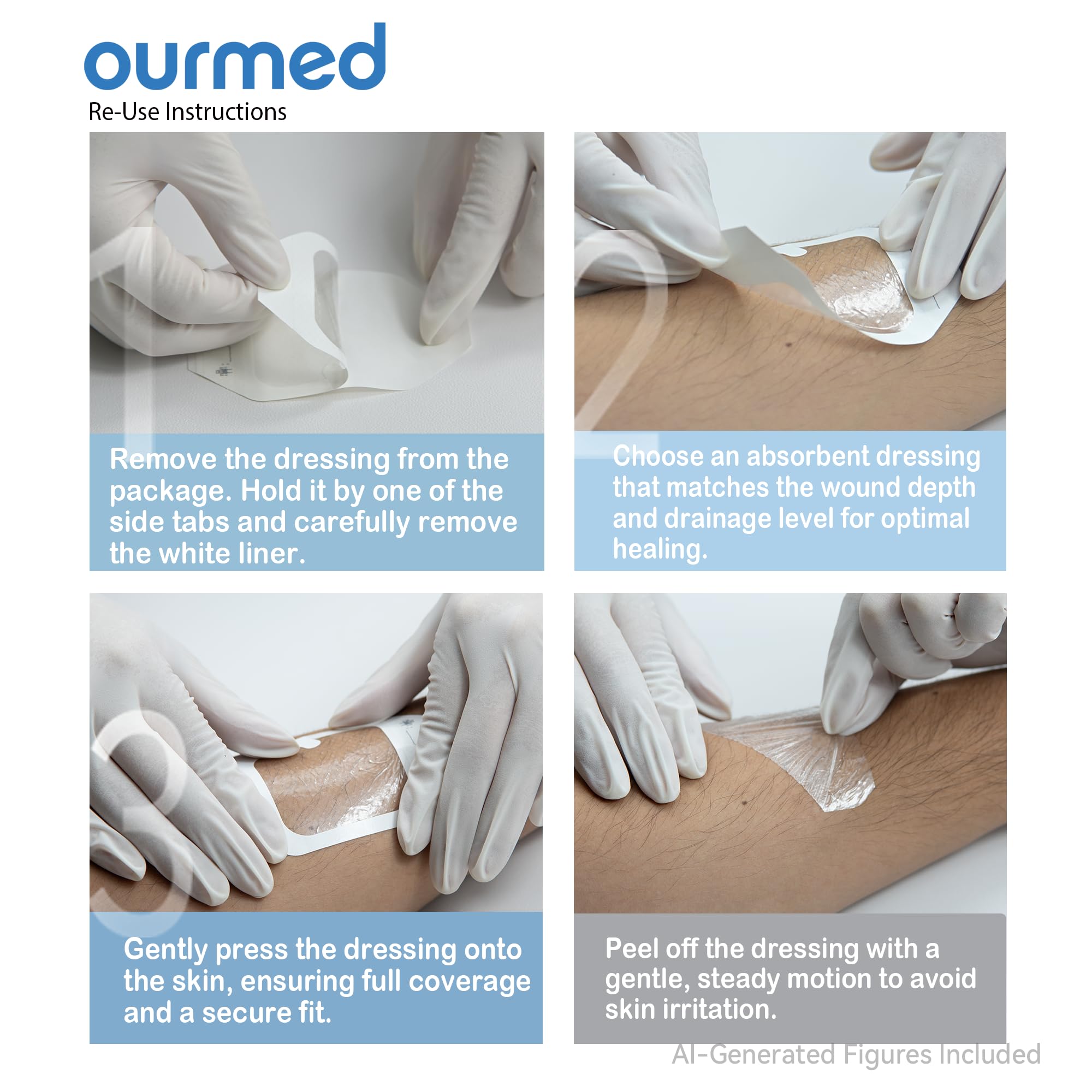 clear mesh surgical dressing A postoperative patient with the clear mesh dressing