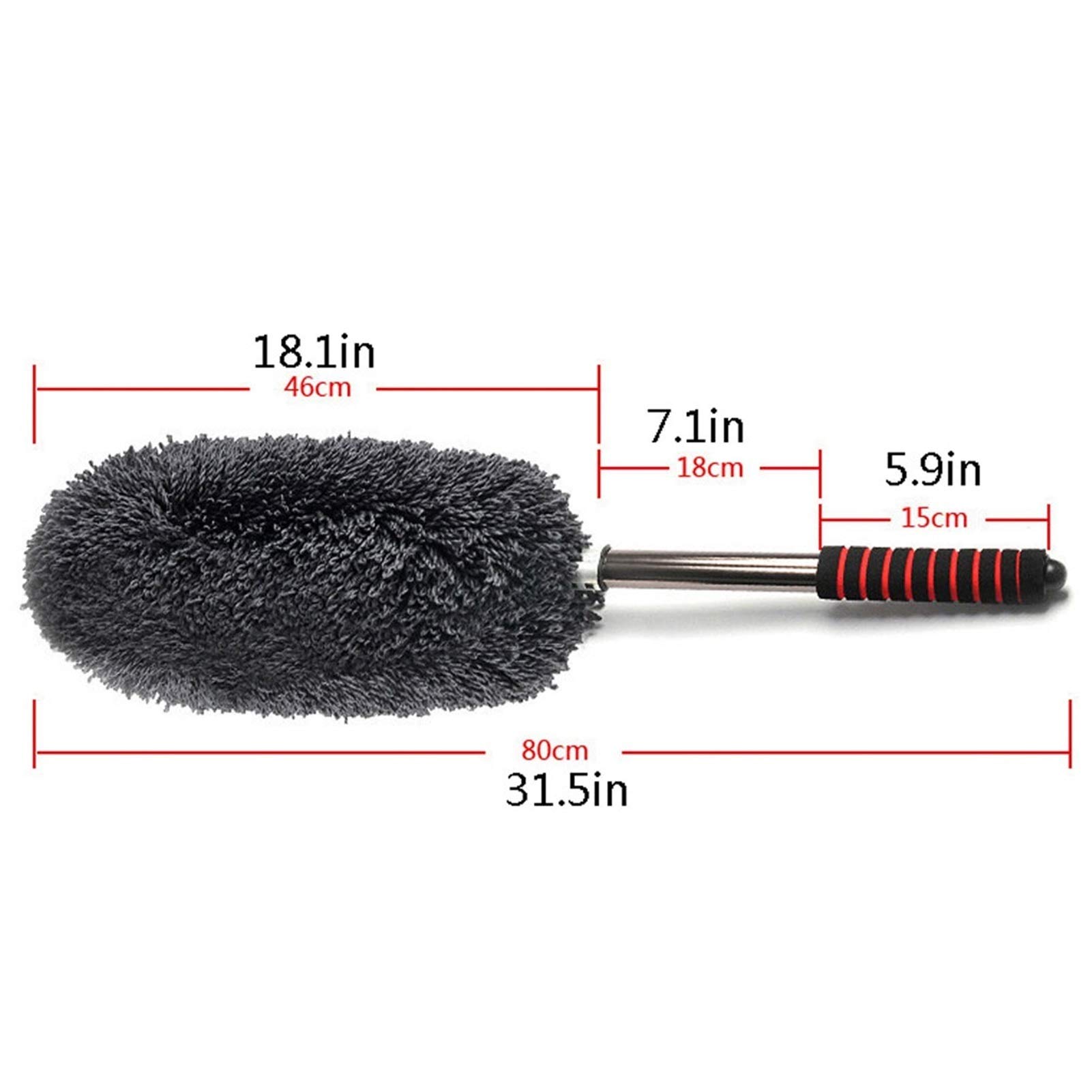 precipitatore Auto telescopico Duster Auto in fibra Auto e casa Lavaggio for la pulizia Polvere Polvere Polvere Polvere Polvere MOP Spazzola morbida senza graffi senza graffi - for la polvere e la pul