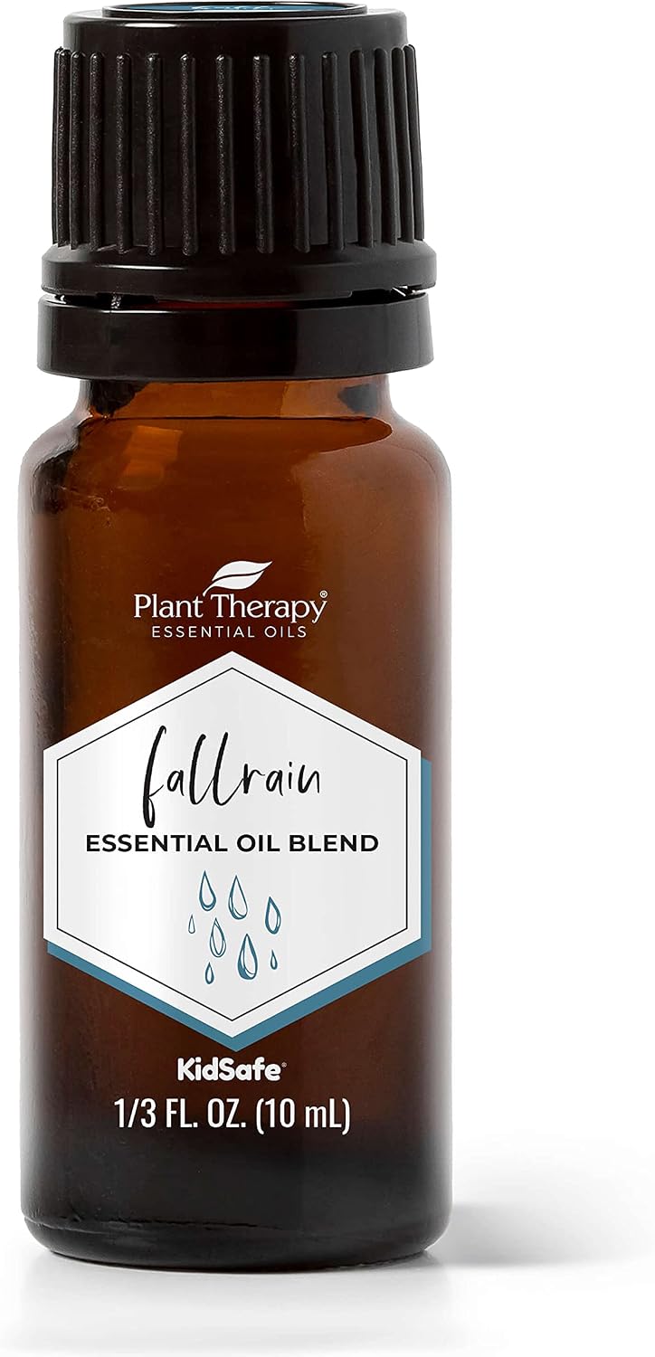 Plant Therapy Fall Rain Essential Oil Blend 10 mL (1/3 oz) 100% Pure, Undiluted, Therapeutic Grade
