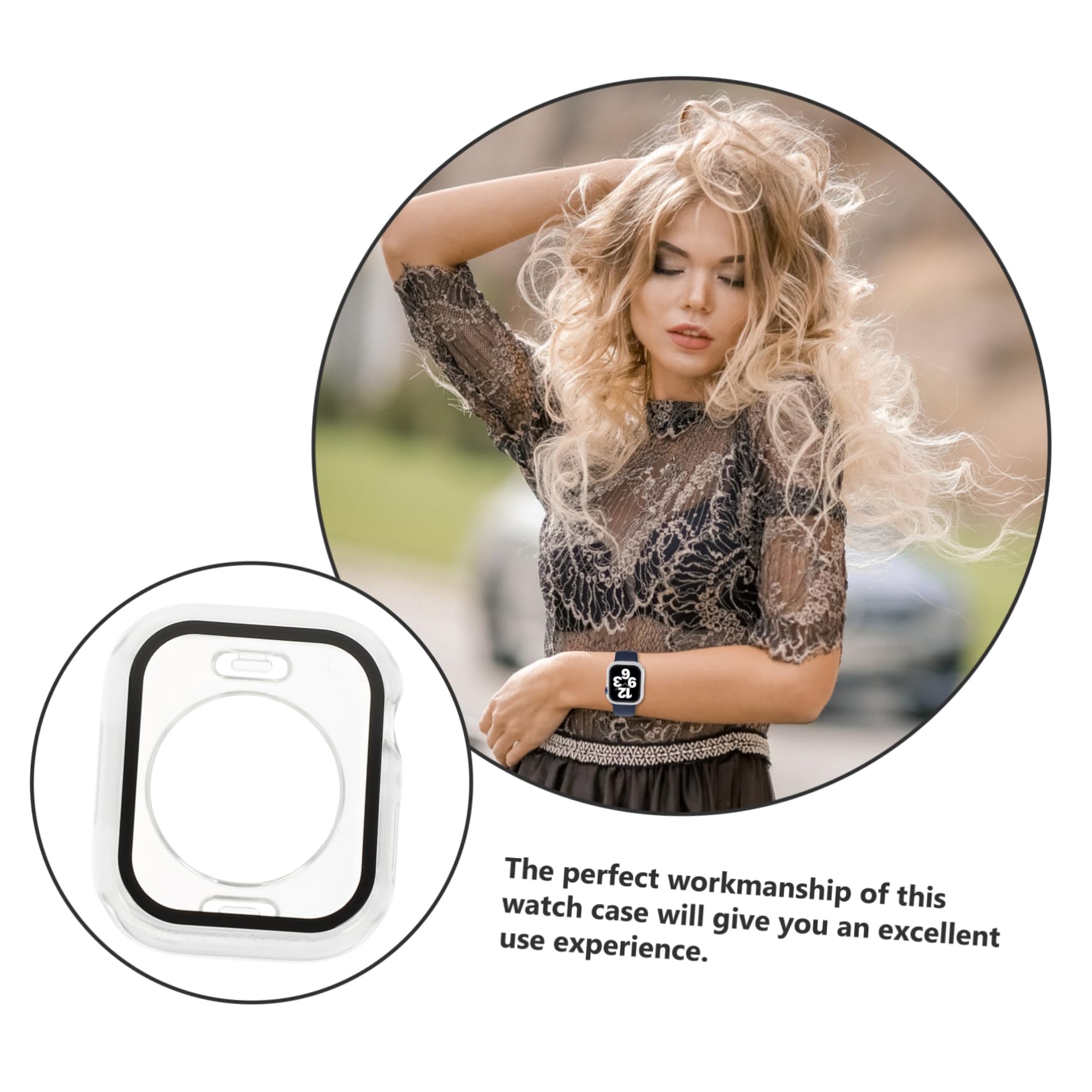 COLLBATH 5pezzi Cover Protettiva Per Watch Custodia Resistente Ai Graffi e Facile Da Installare Accessori Per Uso Quotidiano Trasparente