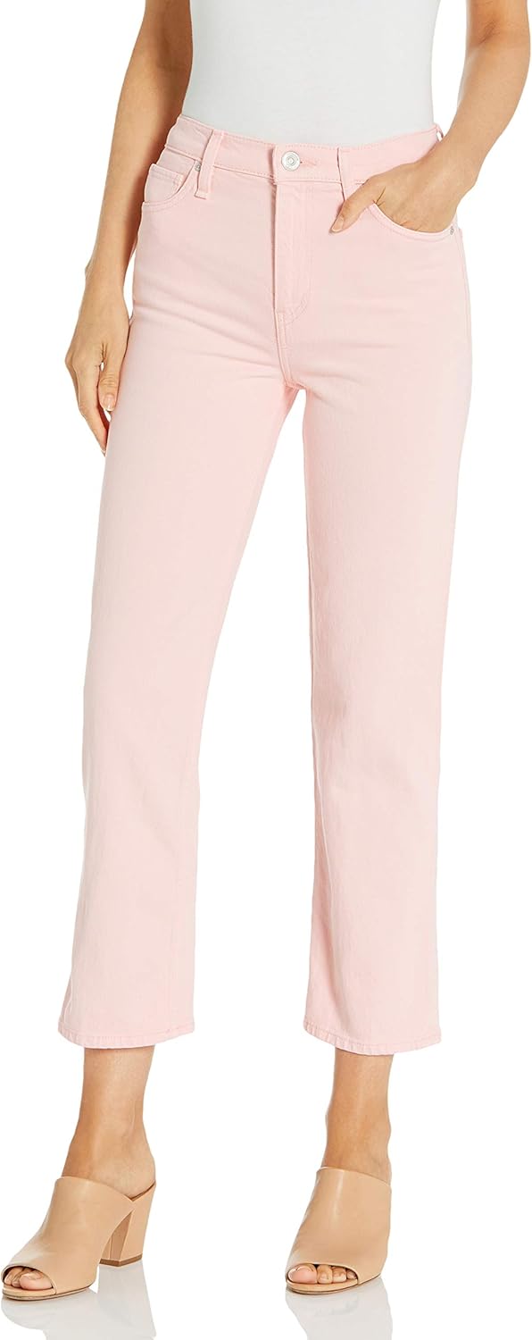 HUDSON レディース レミ ハイライズ ストレートレッグ クロップジーンズ US サイズ: 27 カラー: ピンク