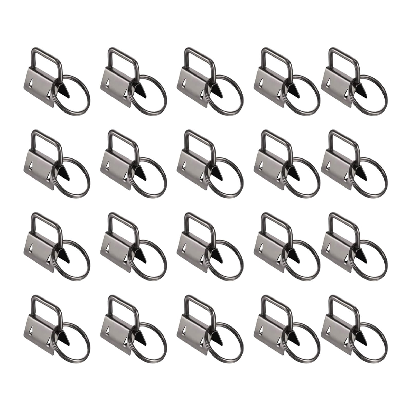 Verstellbare Schnallen aus Metall, 40 Stück 25 Mm Metallbandenden, Schnallen, Riemenendverschlüsse, Schlüsselband-Clips, Hardware