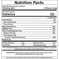 Vista 2 de Caramelos duros rellenos de fresa, envueltos individualmente, bolsa a granel de 2 libras, color rojo