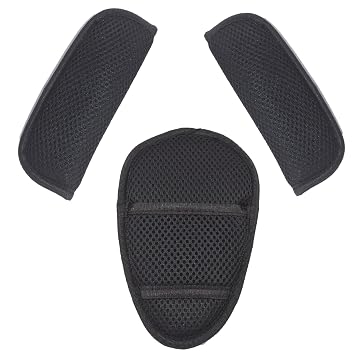 3 in 1 Baby Shoulder Strap and Crotch Harness Pads, Car Seat Strap Covers, Stroller Belt Covers for Baby Kids, Soft Chest Harness Covers for All Car Seats, Pushchair, Stroller Black