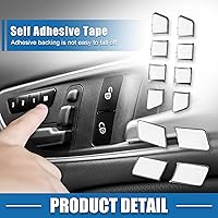 Vista 5 de Adhesivo de bloqueo de puerta con memoria para asiento de automóvil, botón de desbloqueo, ajuste de botón de interruptor para Benz a clase 13-17