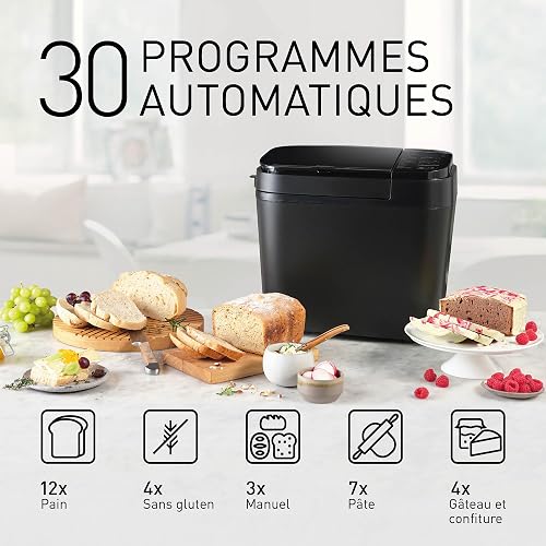 Panasonic SD-R2530 Machine à Pain, avec 30 Programmes de Cuisson, des Programmes Spéciaux, Sans Gluten, 3 Tailles de Pain au Choix, Minuterie, Noir - 5