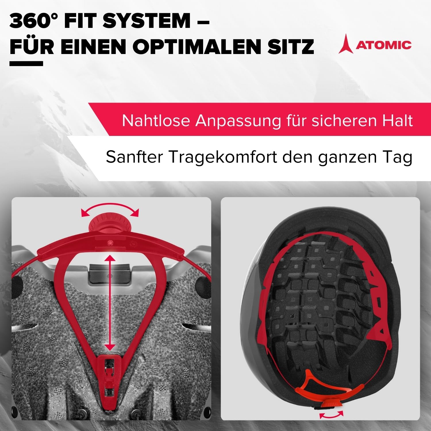 ATOMIC Savor Skihelm rot rot