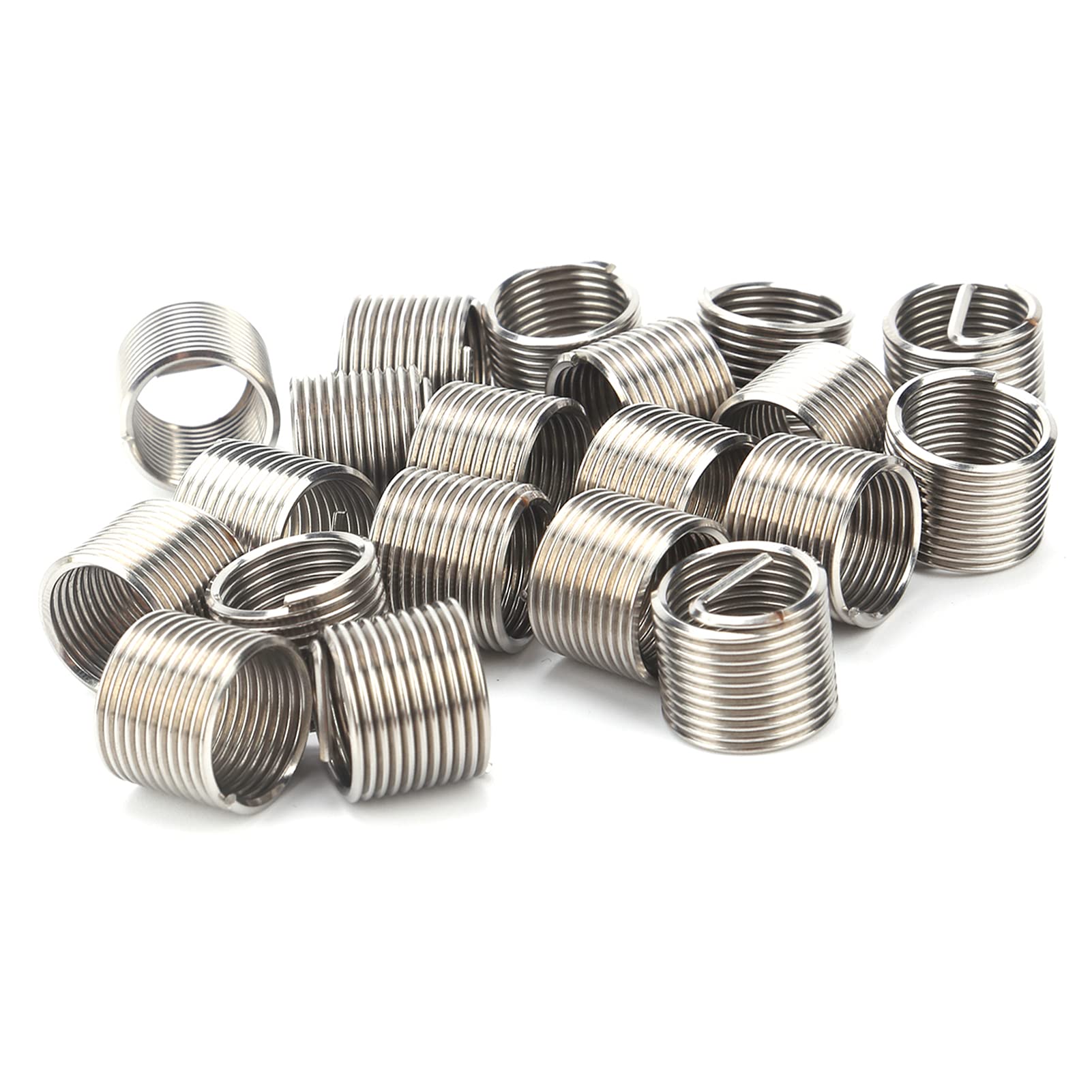 Fdit Kit di Strumento di Riparazione della Fitta, 20pcs M14x1.5x1.5D Set di Filettature Filettate, Presa a Vite in Acciaio Inossidabile per Lavoro di Precisione Nella Lavorazione dei Metalli