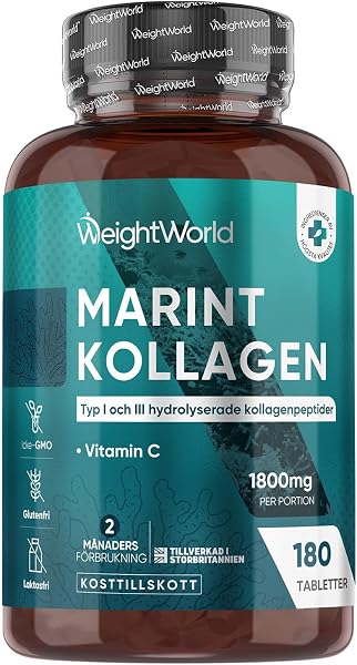 WeightWorld Kollagen med Vitamin C tabletter