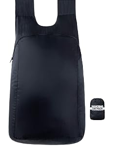 Nanobag Daypack - Ultralight 16L Foldable Travel Hiking Backpack Reusable Packable Collapsible Bag for Men Women