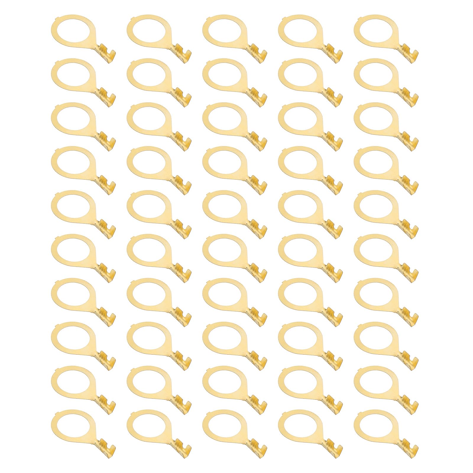 PATIKIL 100 Pcs Copper Ring Terminals
