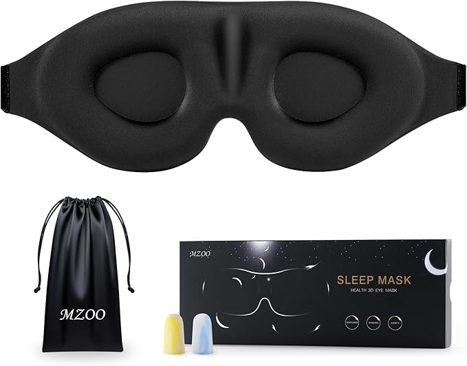 Nap Calculator — Exact Alarm Time by Sleep Stage & Goal | SmartSleepCalc 1 MZOO 3D contoured blackout sleep mask