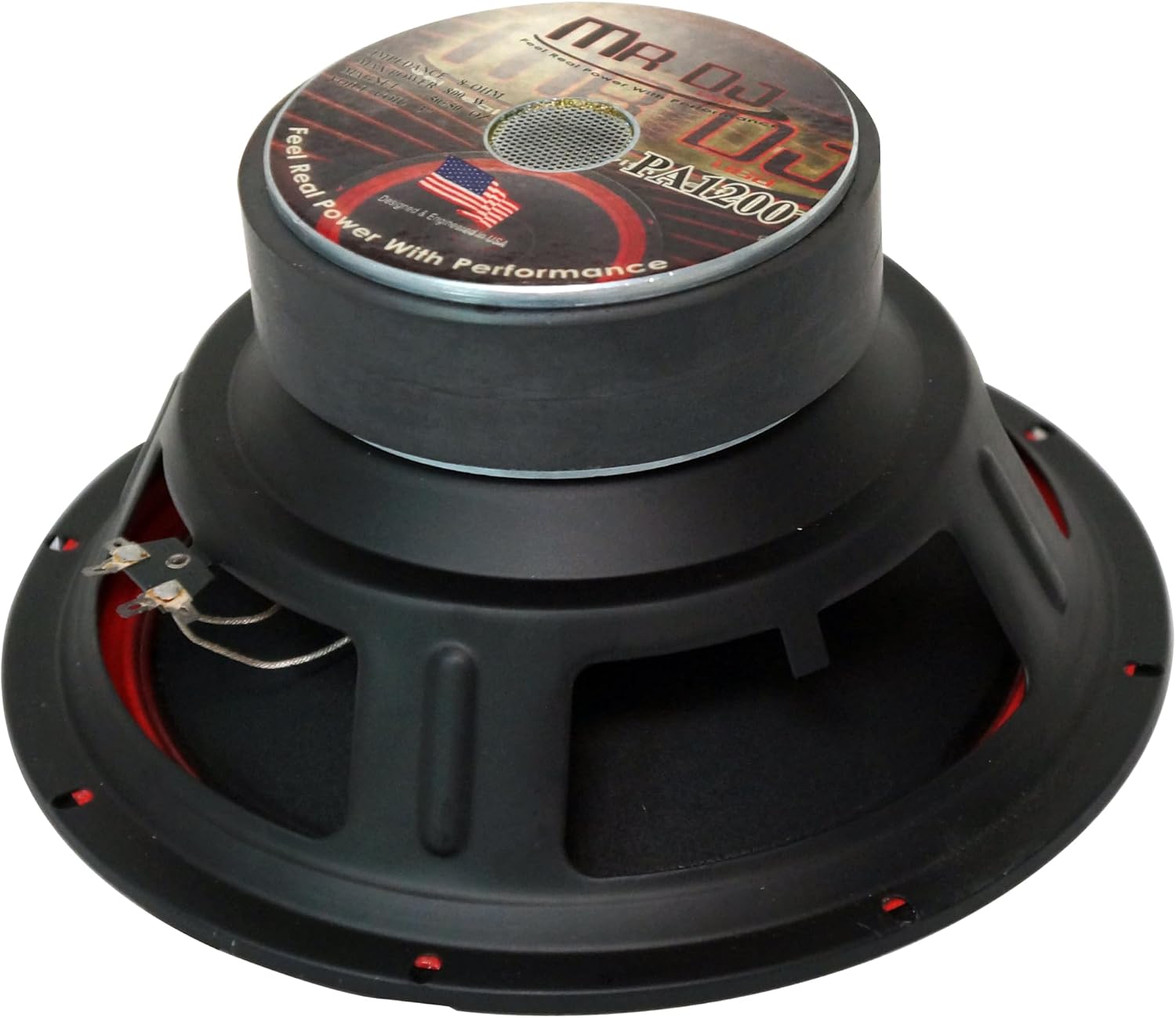 Mr. Dj PA1200 Subwoofer, Black