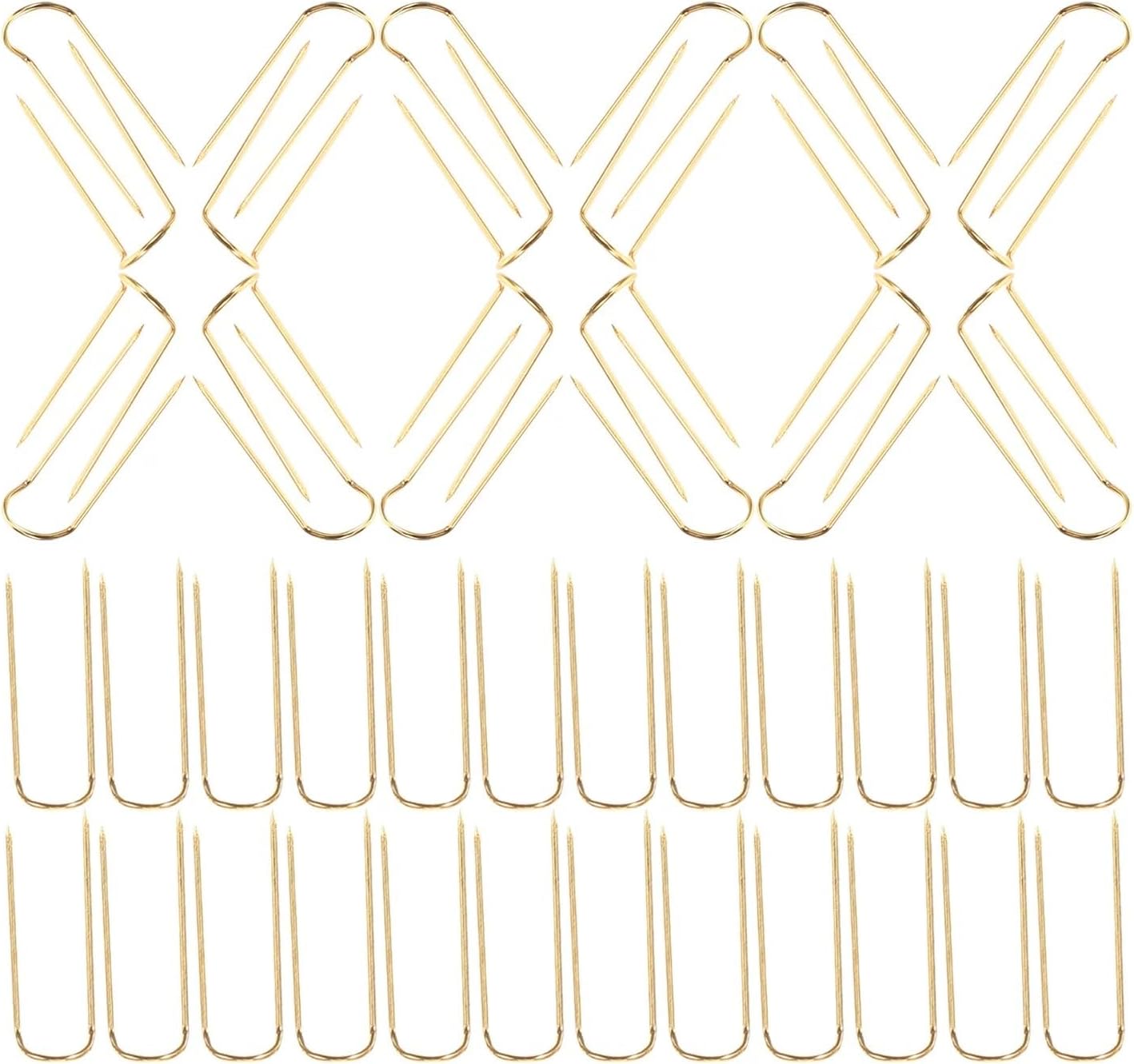 U-Pins U Pins Metal Sewing Needle Carbon Steel Wear Resistant Blocking Pin Convenient for Professional Projects(200PCS)