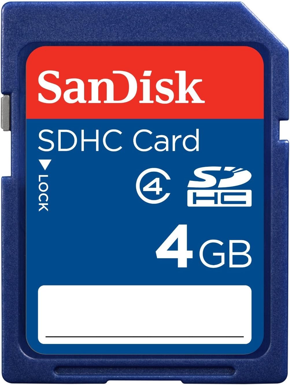 Sandisk 4GB SDHC 4GB SDHC Class 4 memory card - memory cards (SDHC, -25-85 °C, Blue, -40-85 °C, Class 4)