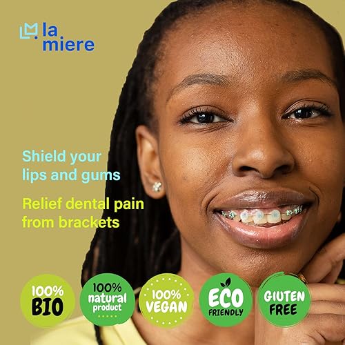 Miniatura 4 de 8 cajas de cera dental precortada de grado alimenticio de ortodoncia de cera de ortodoncia escudos de cera para labios y encías dentales sin perfume