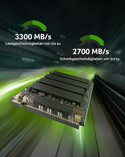 Acer FA100 PCIe 3.0 NVMe SSD 512Go : Vitesse de Lecture Jusqu’à 3300 Mo/s, Disque Dur Interne Gen3x4 M.2 2280 avec HMB et SLC – Disque SSD de Jeu pour Ordinateur Portable/de Bureau - 3