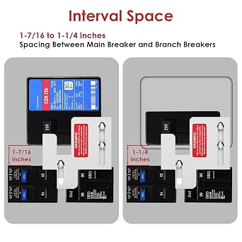 Generator Interlock Kit for Eaton & Cutler Hammer BR Series 150/200 Amp Panels, Compatible with 1 1/4