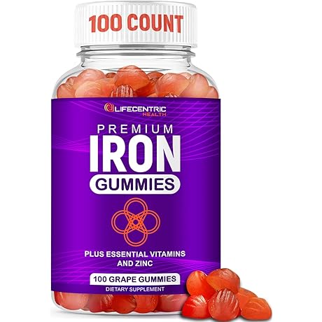 LifeCentricHealth Iron Gummies: The Lifeblood of Energy and Health
