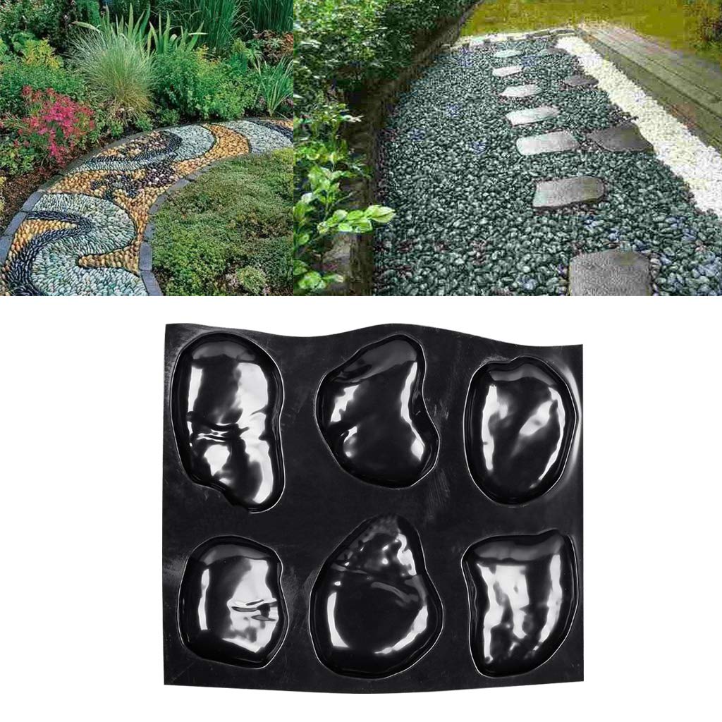 Stampo per mattoni di roccia in calcestruzzo per pietre in gesso e ciottoli per decorazione da giardino