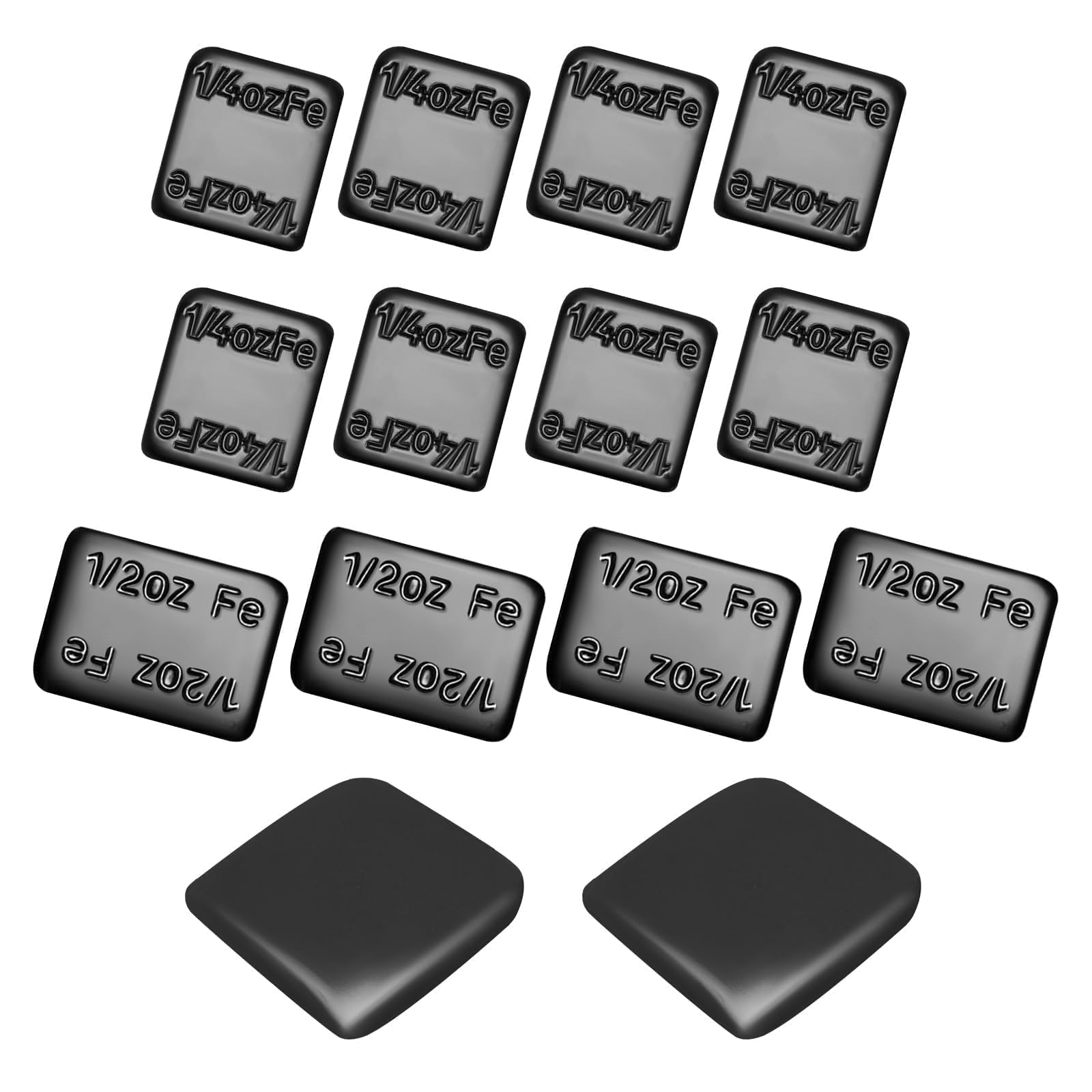 Kypikosp Pinewood Car Derby Weights Kit 5OZ Total - 1OZ Tungsten Weights Tungsten Putty & 4OZ 12pcs 2 Sizes Pinewood Weights - Derby Car Weights for