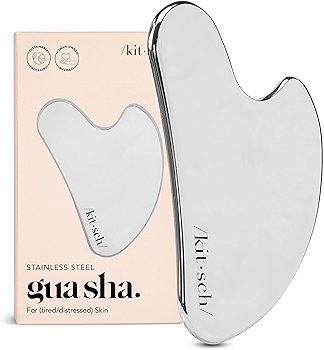 Stainless Steel Gua Sha Tool for Facial Massage and Lymphatic Drainage