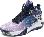 MAIZUN Basketball Chaussures Haut Haut Respirant Anti Slip Athletic Sneakers Outdoor Sport Running Shoes Coussining léger pour l'entraînement pour homme