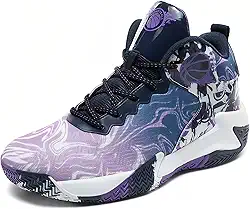 Tênis de basquete masculino, antiderrapante e leve, para esportes ao ar livre, calçados de treinamento
