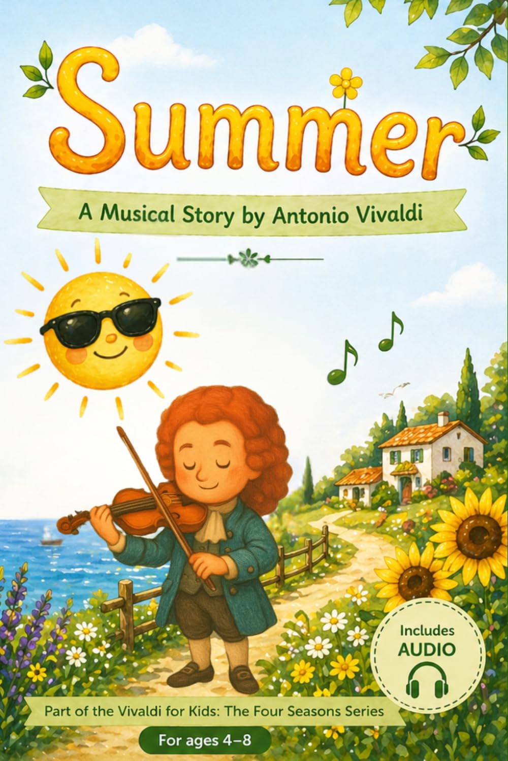 Summer with Vivaldi: A Musical Story for Kids Inspired by The Four Seasons (Vivaldi for Kids: The Four Seasons)