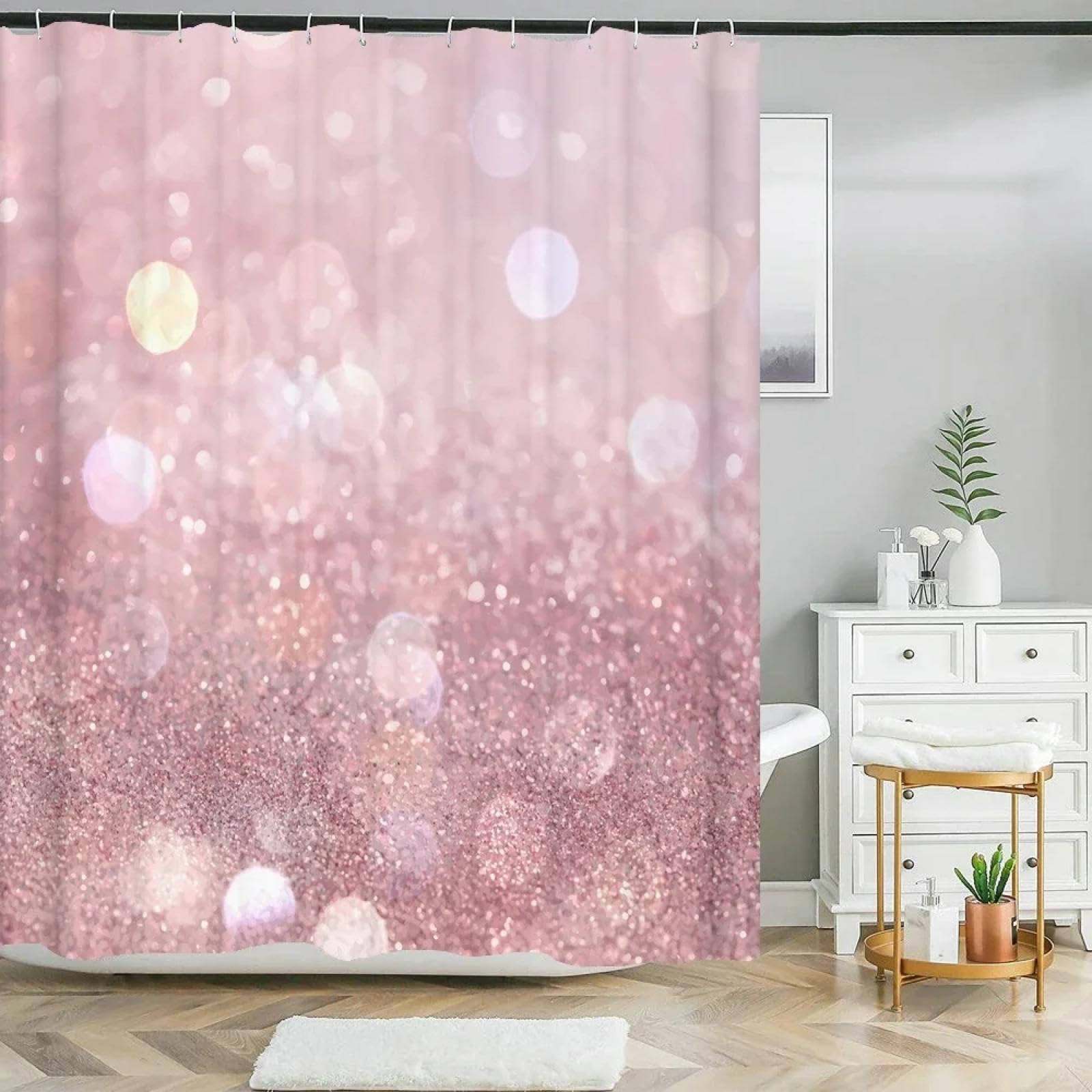 Rideau de douche arc-en-ciel pour illuminer et décorer votre salle de bain familiale