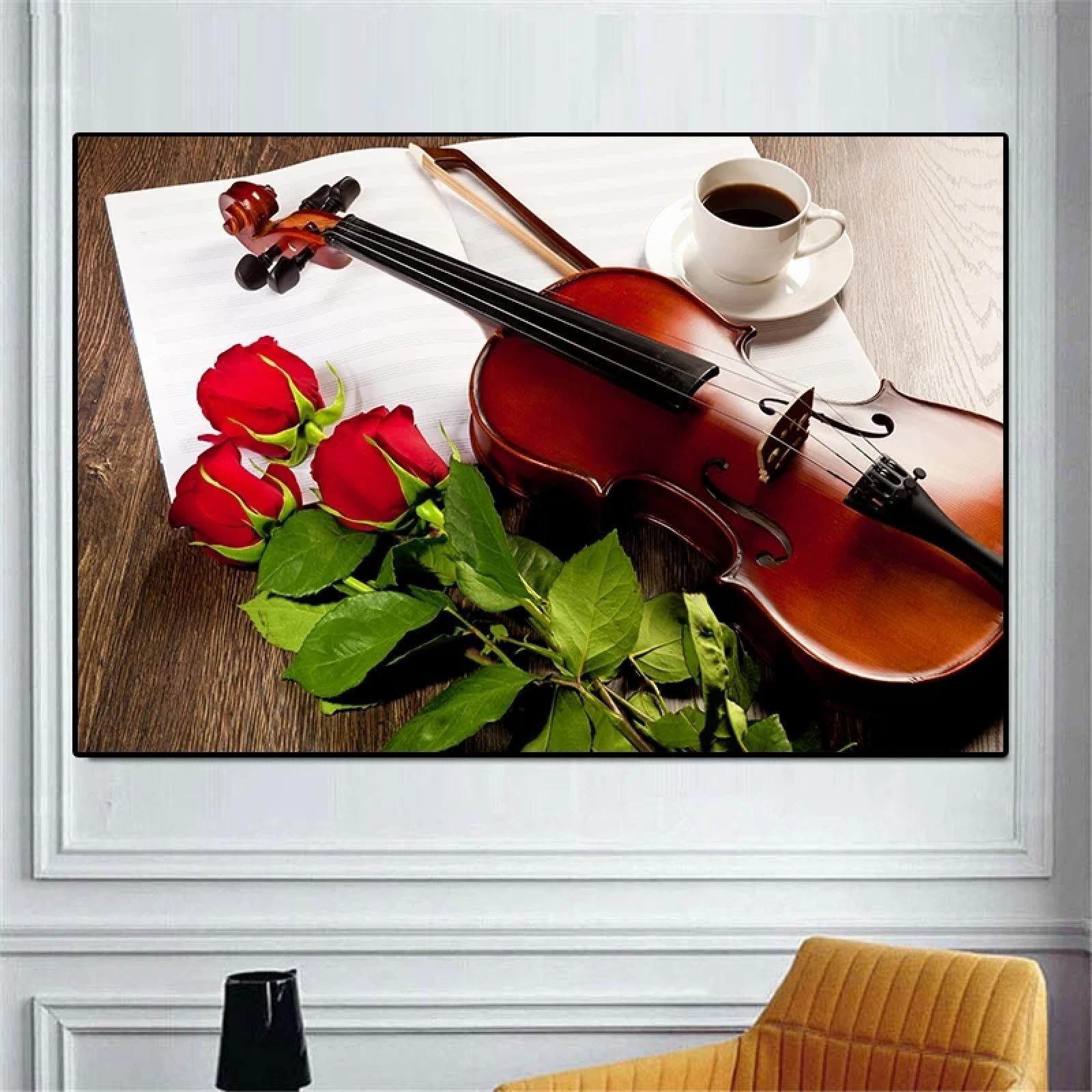 Affiches et impressions sur toile violon classique pour une décoration murale