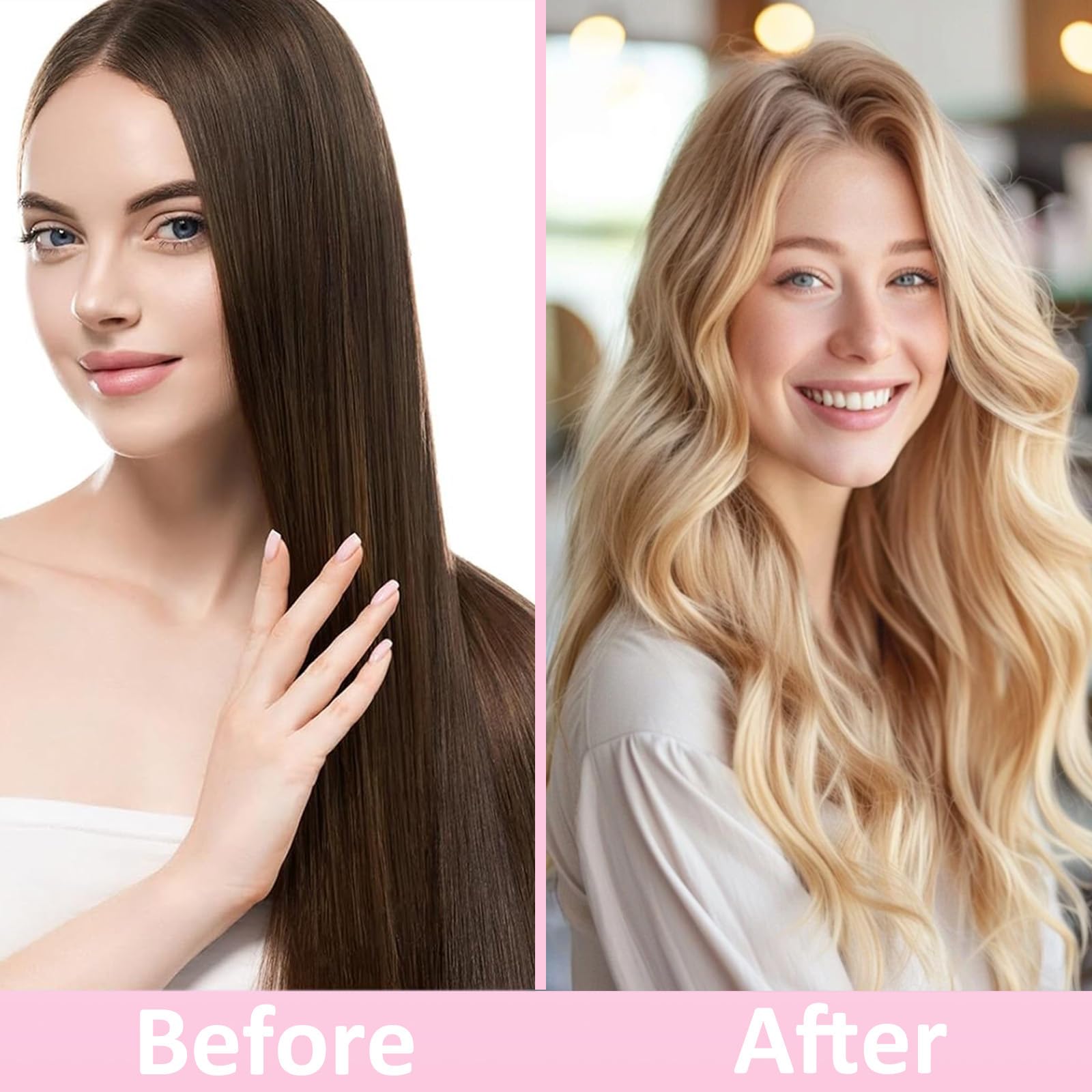 3 PCS Heatless Blowout Rods, Overnight Blowout Rods, Heatless Curlers, Women Long Hair Styling Tools for All Hair Travel - Image 3