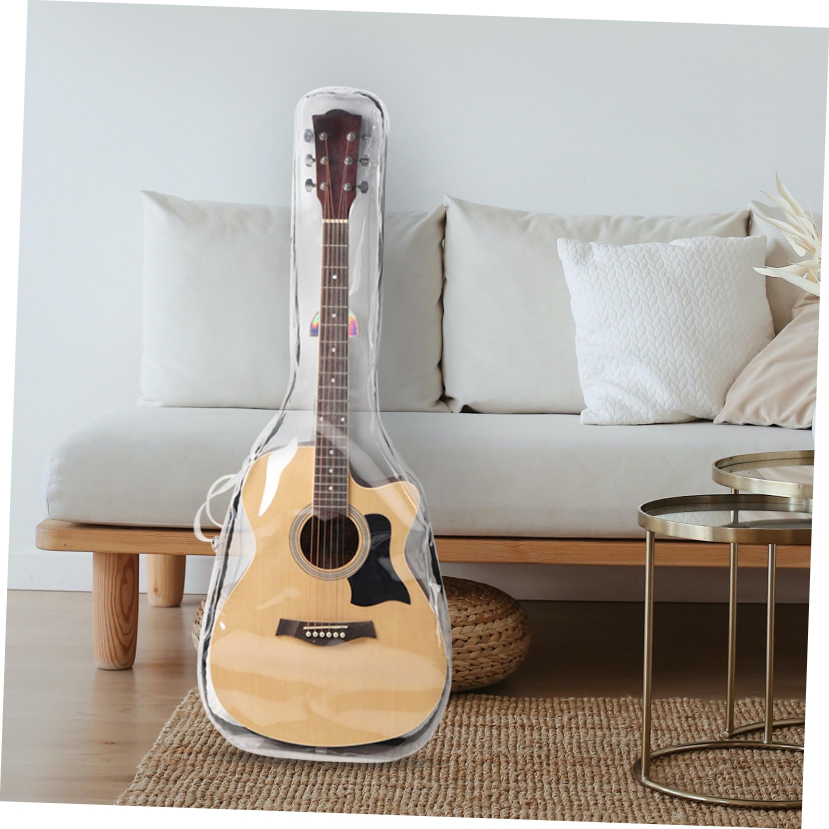 Toyvian 1 Szt Przezroczysta Torba Na Gitarę Wygodna Torba Na Gitarę Wodoodporny Plecak Podróżny Torba Organizator Na Torebkę Plecak Na Komputer Pokrowiec Na Gitarę Klasyczną Przenośny