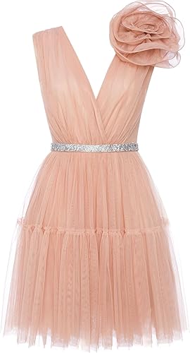 Swing Fashion Charlie_bez Vestido de cóctel, Beige, 38 Mujeres