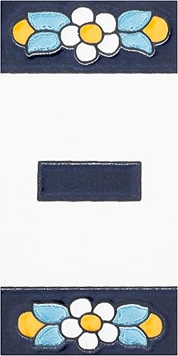 Miniatura 34 de Merola Tile Sevillano Flora Dirección Letras B 2-1/8" x 4-3/8" Azulejo de pared de cerámica