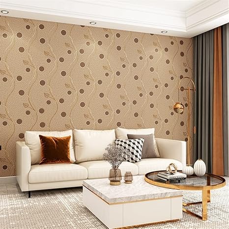 Amazon Co Jp 寝室の居間のホテルのための現代鹿の皮によって浮彫りにされる壁紙 ファッションの黒と白の 3d 巻き毛の草の背景の壁のステッカー Color 3 Dimensions 53cmx9 5m Diy 工具 ガーデン