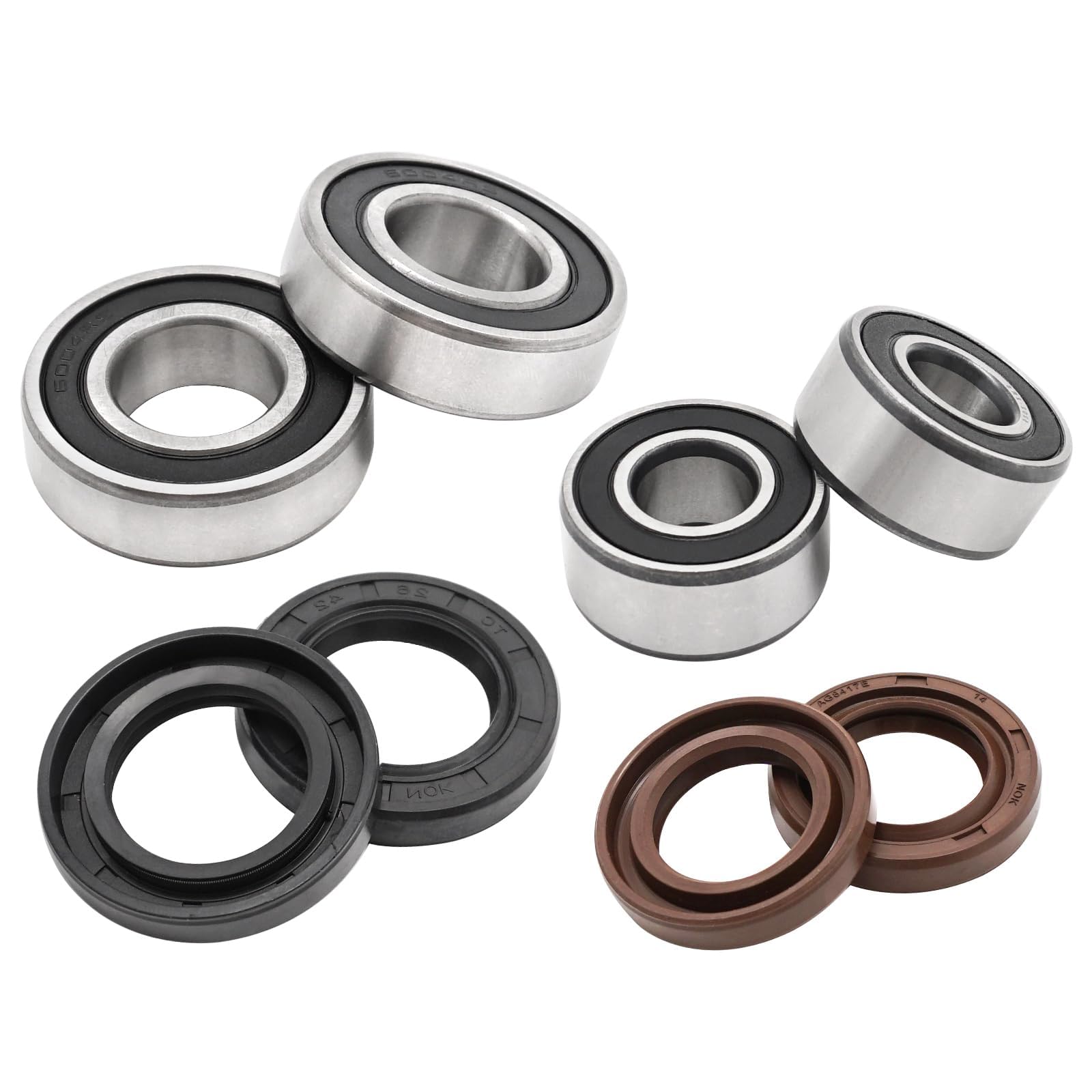Cuscinetti e paraoli mozzo ruota anteriore per Suzuki LTR 450 LTZ 250 LT 230 LT 250 LT 500 QuadRacer 250 450 500 QuadSport 230 250 400 QuadRunner 230