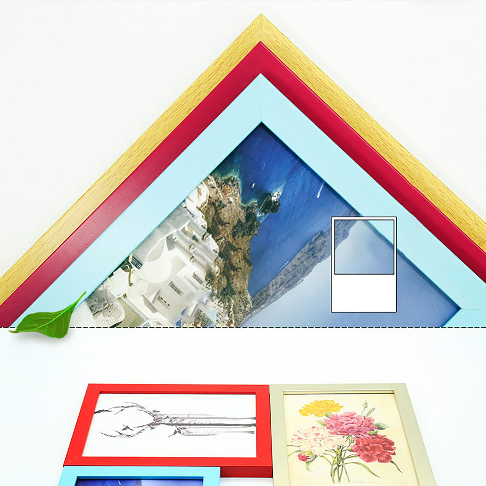Paquete de 28 marcos de fotos múltiples para collage de pared para pared y hogar, varios tamaños, incluyendo nueve de 3.5 x 5, dieciséis en 5 x 7, tres en 8 x 10 pulgadas (negro)