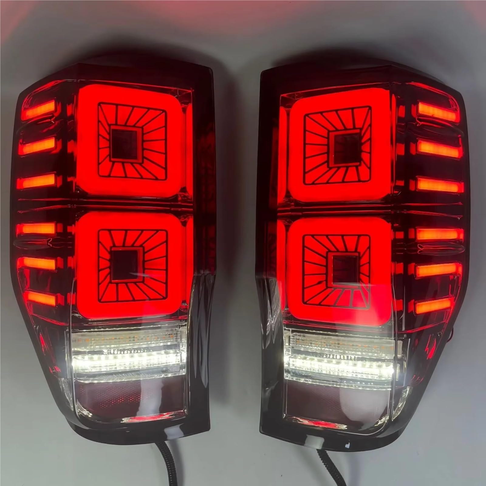 Compatibile Con Ford Per Ranger Per Raptor 2012 2013 2014 2015 2016 2017 2018 2019 2020 2021 1 Paio Fanale Posteriore Spia
