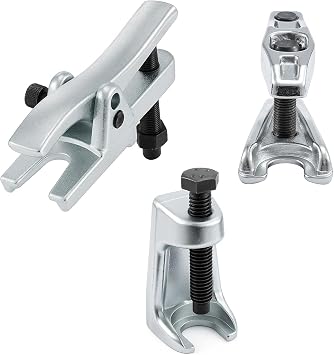 3-Piece Ball Joint Puller Separator – Heavy-Duty Tie Rod End Remover & Bearing Separator/Bearing Puller for Cars, Trucks & SUVs, Professional Automotive Repair Tool