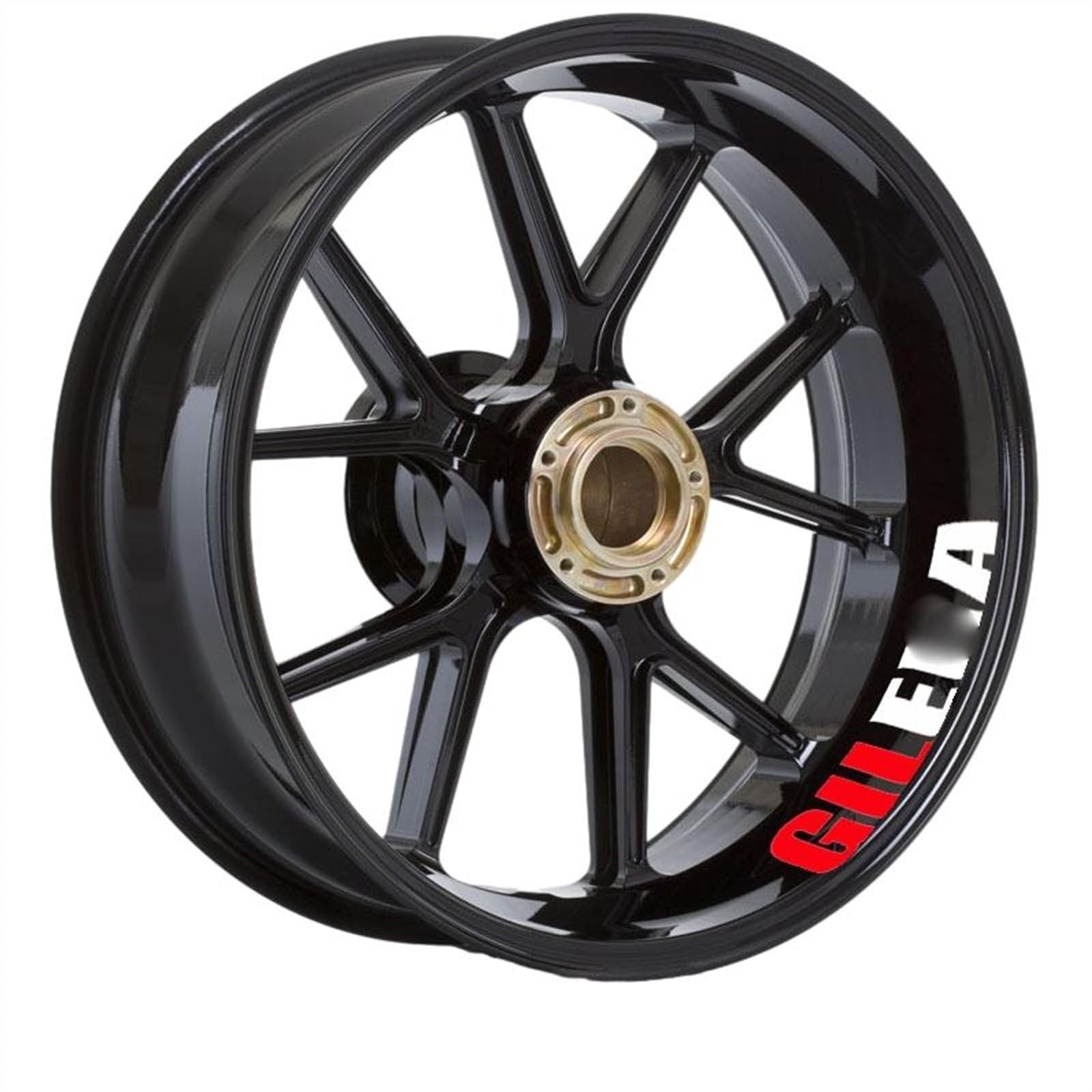 Frynuzb A2 Applique Motorcycle Wheel Sticker Stripe Reflective Rim For Gilera For Runner(A2)