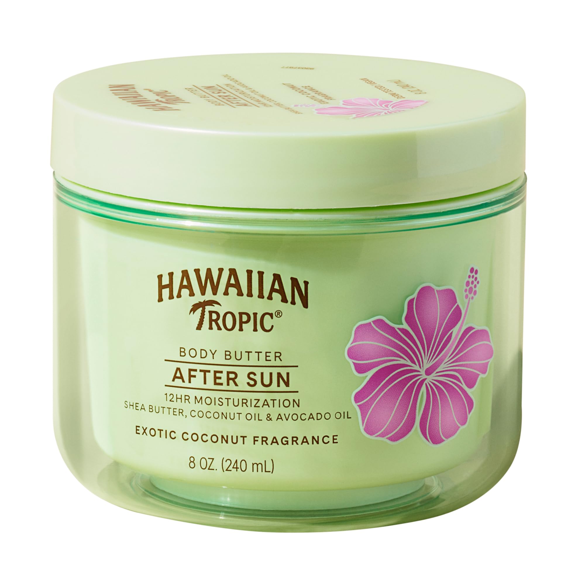 Hawaiian Tropic After Sun Lotion Moisturizer and Hydrating Body Butter with Coconut Oil, 8 ounce