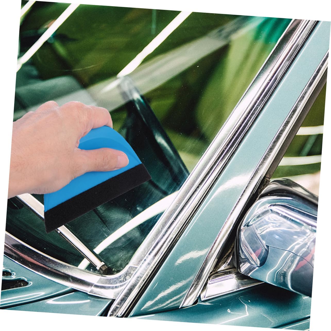 Car Film Tool Set 2 Pcs Plastic Squeegee for Vehicle Film Application Soft Scraper for Vinyl Wraps Auto Accessories