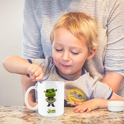 Miniatura 6 de Tazas de chocolate caliente para niños, tazas de café personalizadas con texto o nombre, diseño de tu propia taza de chocolate caliente, regalo