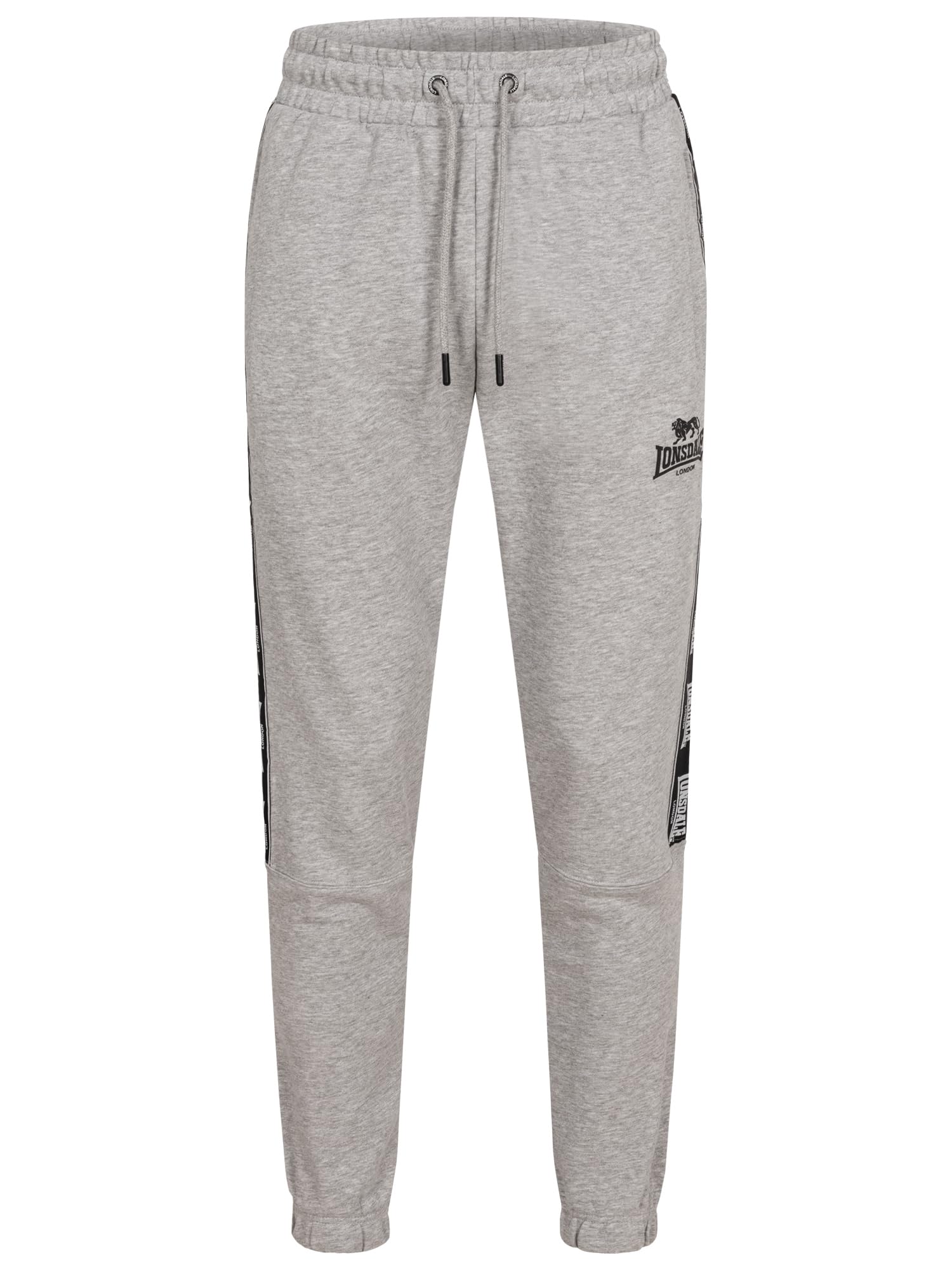 Lonsdale London GRUTNESS Hombre Pantalones de Deporte Gris/Melé